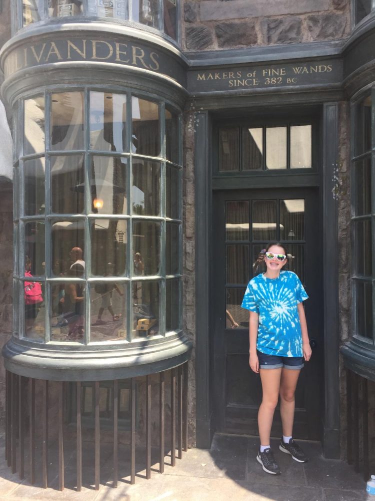 Sophie visits the Harry Potter theme park in Florida.