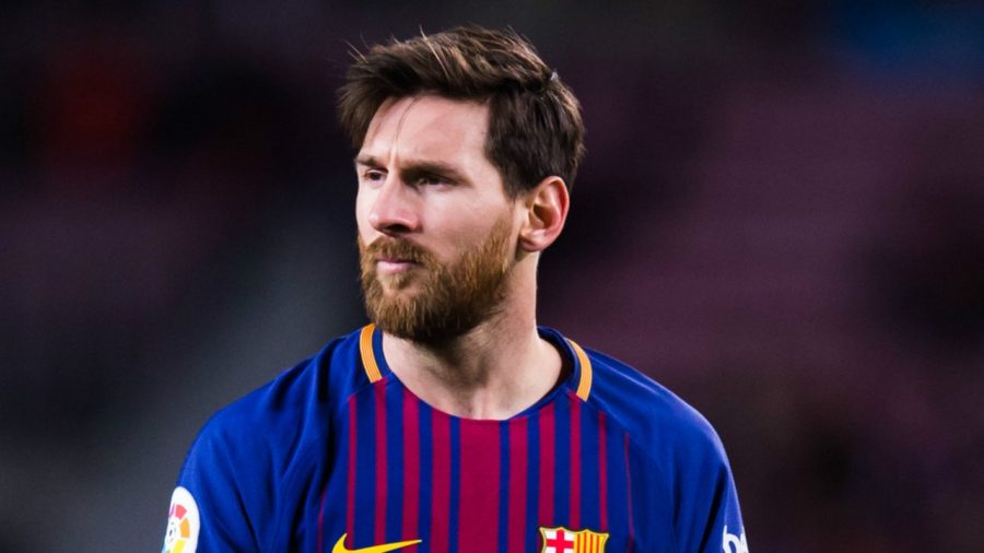 Lionel+Messis+first+game+in+2018+at+the+Barcelona+Camp+Nou+stadium