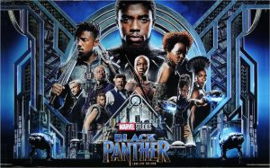 The first released poster of Black Panther