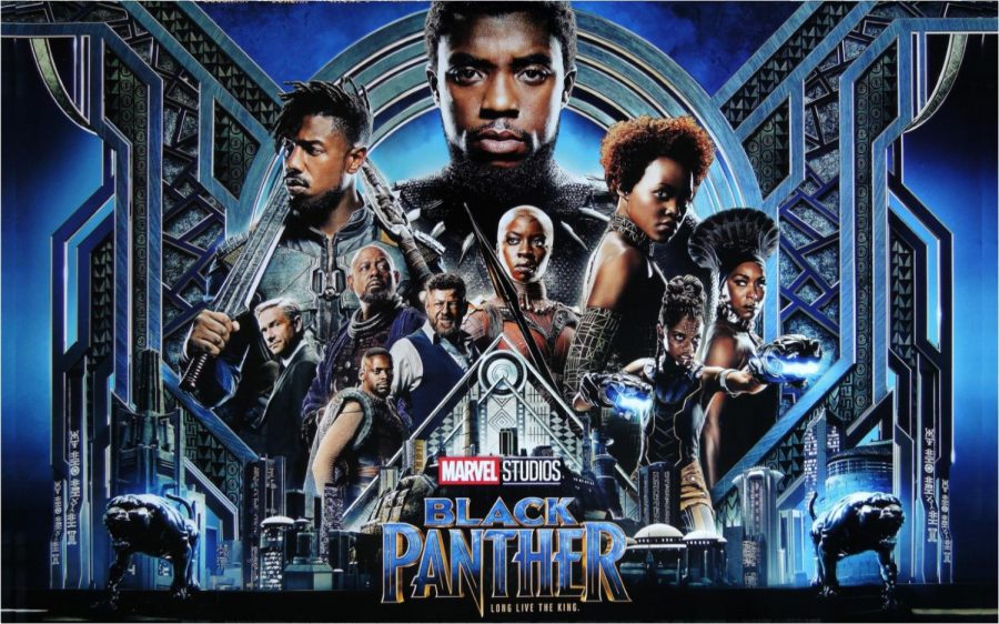 The first released poster of Black Panther