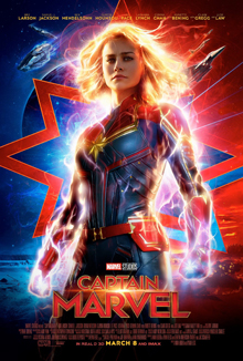 Post for the Captain Marvel Movie, released on March 8.